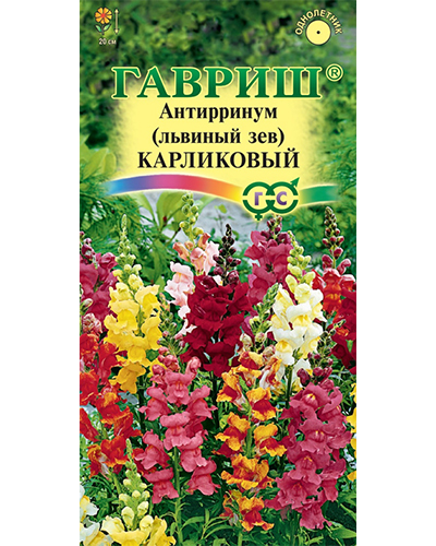 Антирринум (Львиный зев) Карликовый, смесь 0,1г. Гавриш