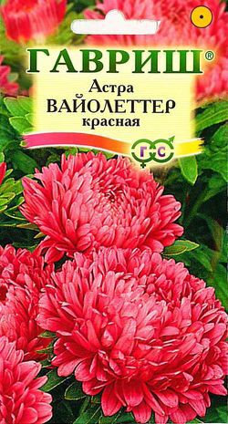 Астра Вайолеттер красная 0,3 г пионовидная ГАВРИШ