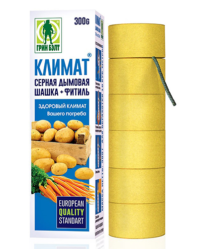 Шашка Климат серная дымовая Грин Бэлт