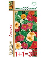 Настурция Аляска, смесь 3,0г. серия 1+1 ГАВРИШ